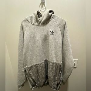 Adidas Sport Luxe Mantra Fleece Pullover Hoodie Gray